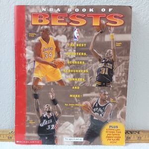 NBA Book Of BESTS Scholastic Red Games Book